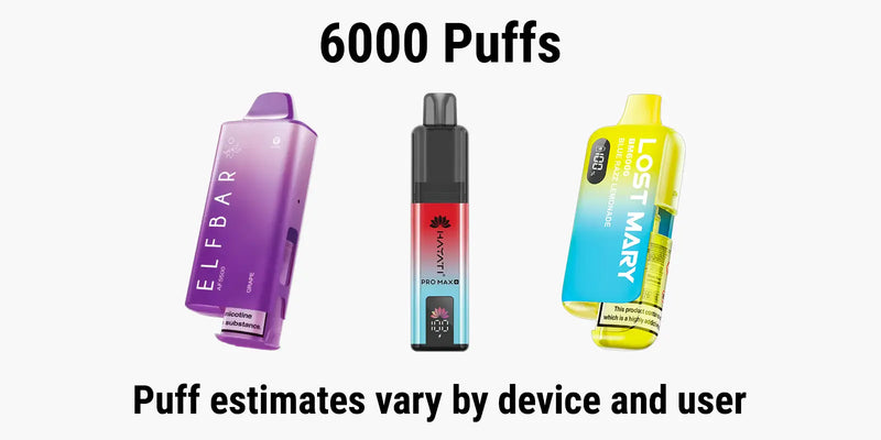 How 6000 Puff Vapes Work