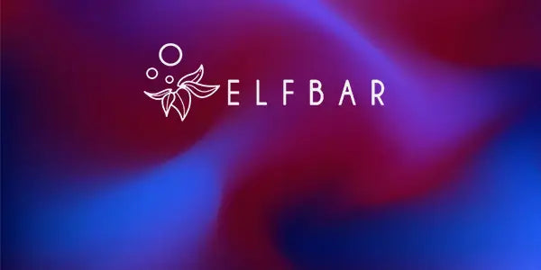 Gradient Background with Elf Bar Logo.