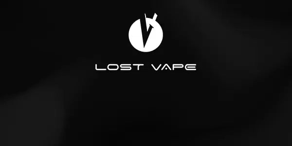 Official Lost Vape brand logo in professional black and white, representing a global leader in high-end vaping devices and premium DNA chipset technology since 2014.