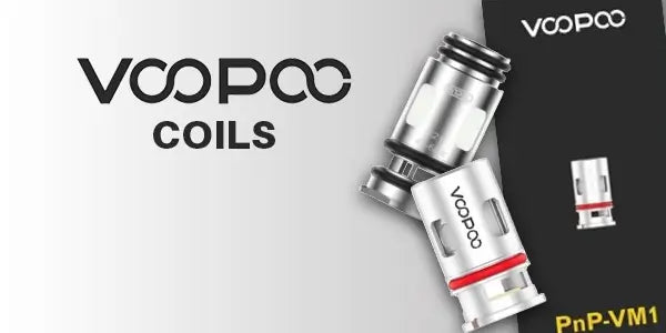 VOOPOO Coils with PnP series replacement coils, featuring VM1 mesh and the newer PnP X platform for 4x lifespan.