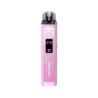 Pink GeekVape Wenax Q vape device with a digital display and sleek design.