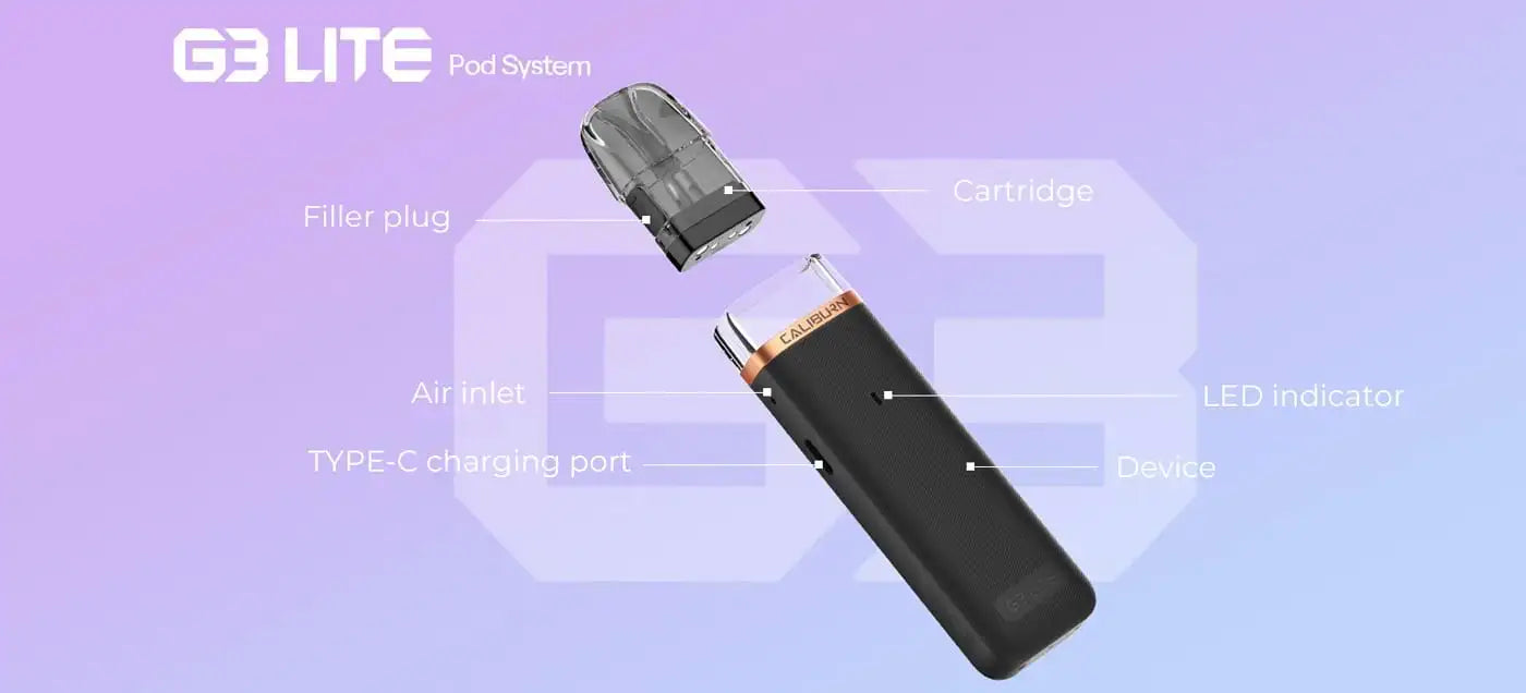 Uwell Caliburn G3 Lite Pod Vape Kit - ECIGONE