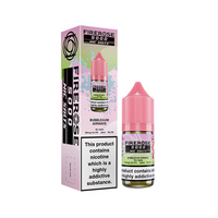 FireRose 5000 Bubblegum Airways e-liquid with pink cap and packaging, warning label visible.