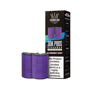 Al Fakher 30K Hypermax blueberry mint Flavour Refill Pod for Al Fakher 30k Vape Kits