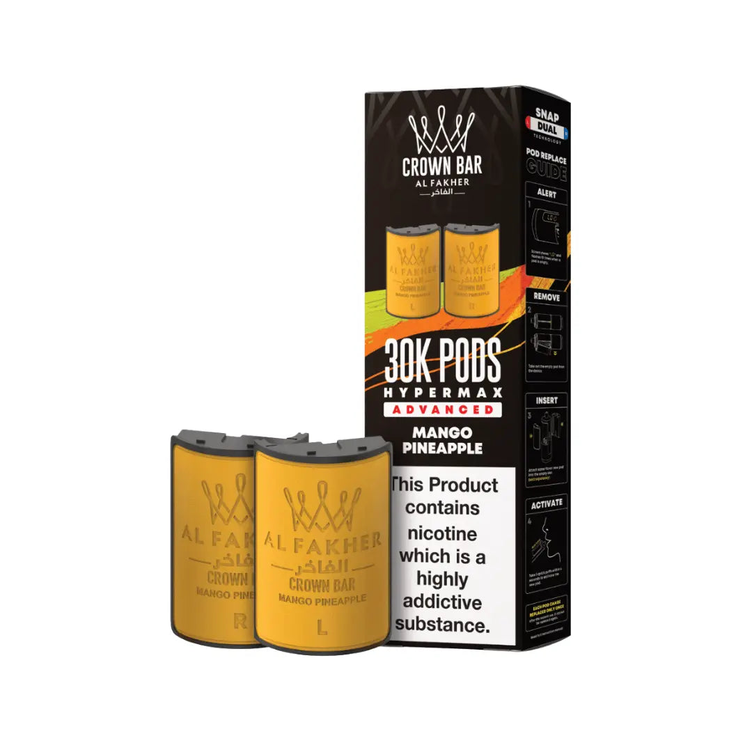 Al Fakher Crown Bar Hypermax Mango Pineapple Refill Pod