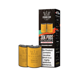 Al Fakher 30K Hypermax orange mint Flavour Refill Pod for Al Fakher 30k Vape Kits