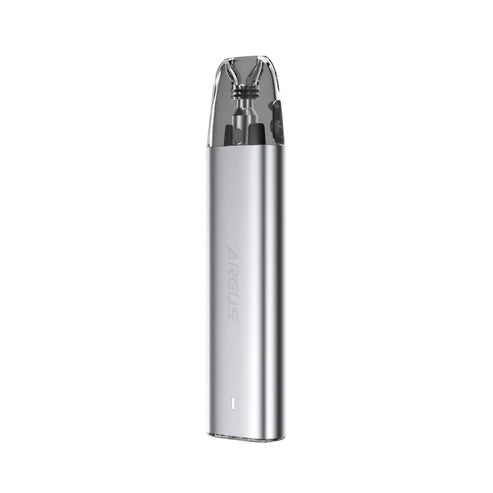 Argus G2 Mini vape in Starry Silver, sleek design with transparent top.