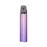 Argus G2 Mini vape in violet-pink gradient, sleek design with transparent mouthpiece.