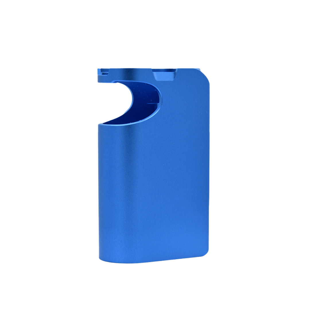 Asmodus Minikin Pod Kit Replacement in Estoril Blue, sleek metal design.