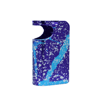 Asmodus Minikin Pod Kit Replacement in Nebula Metal finish, blue with white speckles.