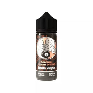 Balls Vape Caramel Cream Biscuit 100ml vape juice great for Sub-ohm Vape Tanks or Sub-ohm Vape Tanks