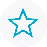 5-star service award icon representing Ecigone's best prices and customer service in UK vaping