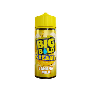 Big Bold Creamy Banana Milk 100ml Shortfill E-liquid Great for Sub-ohm Vape kits or Sub-ohm Vape Tanks