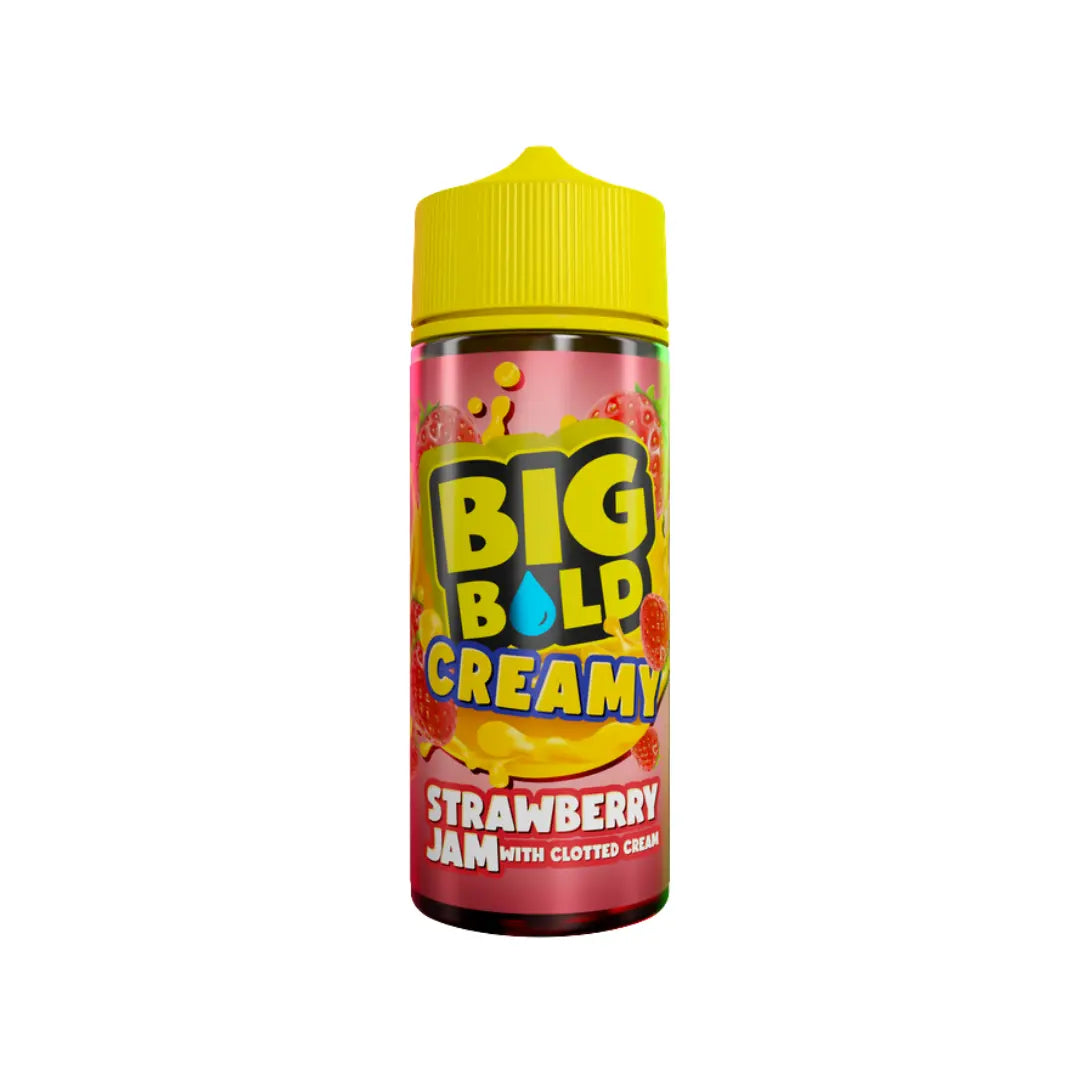 elfbar nachfüll pod läuft aus Strawberry Jam with Clotted Cream by Big Bold Creamy 100ml