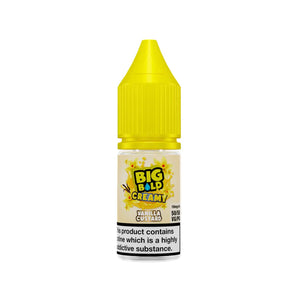 Big Bold Creamy vanilla custard 10ml Nic Salt Vape Juice Great for Pod Vape Kits or MTL Vape Tanks