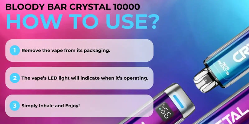 How to Use Bloody Bar 10K Pods