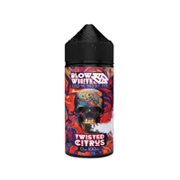 Blow White Grym Myst Twisted Citrus 100ml vape juice with vibrant, colourful label design.