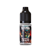 Blow White Grym Myst Hateful Grape 10ml nicotine salt bottle with vibrant label design.