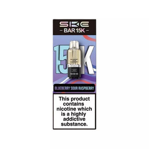SKE Bar 15K Blueberry Sour Raspberry Refill Pods for SKE Bar 15K Prefilled Pod Kit