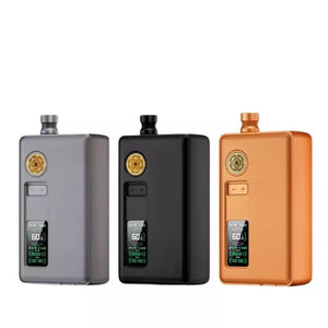 DotMod DotAIO V3 Kit Powered By a Single 18650 Battery with a 0.96'' TFT Screen and includes the new DotAIO pods that work like refillable pod vape coils - just fill with e-liquid, vape until the coil fades