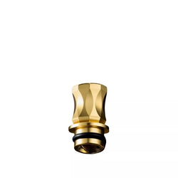 DotMod Prism Drip Tip in two colours - gold and stainless steel