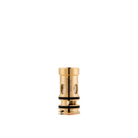 Dotmod Dotcoil replacement coil, 0.3 ohm, gold finish, isolated on a white background.