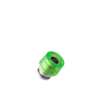 Green Dotmod Dottip drip tip against a white background.