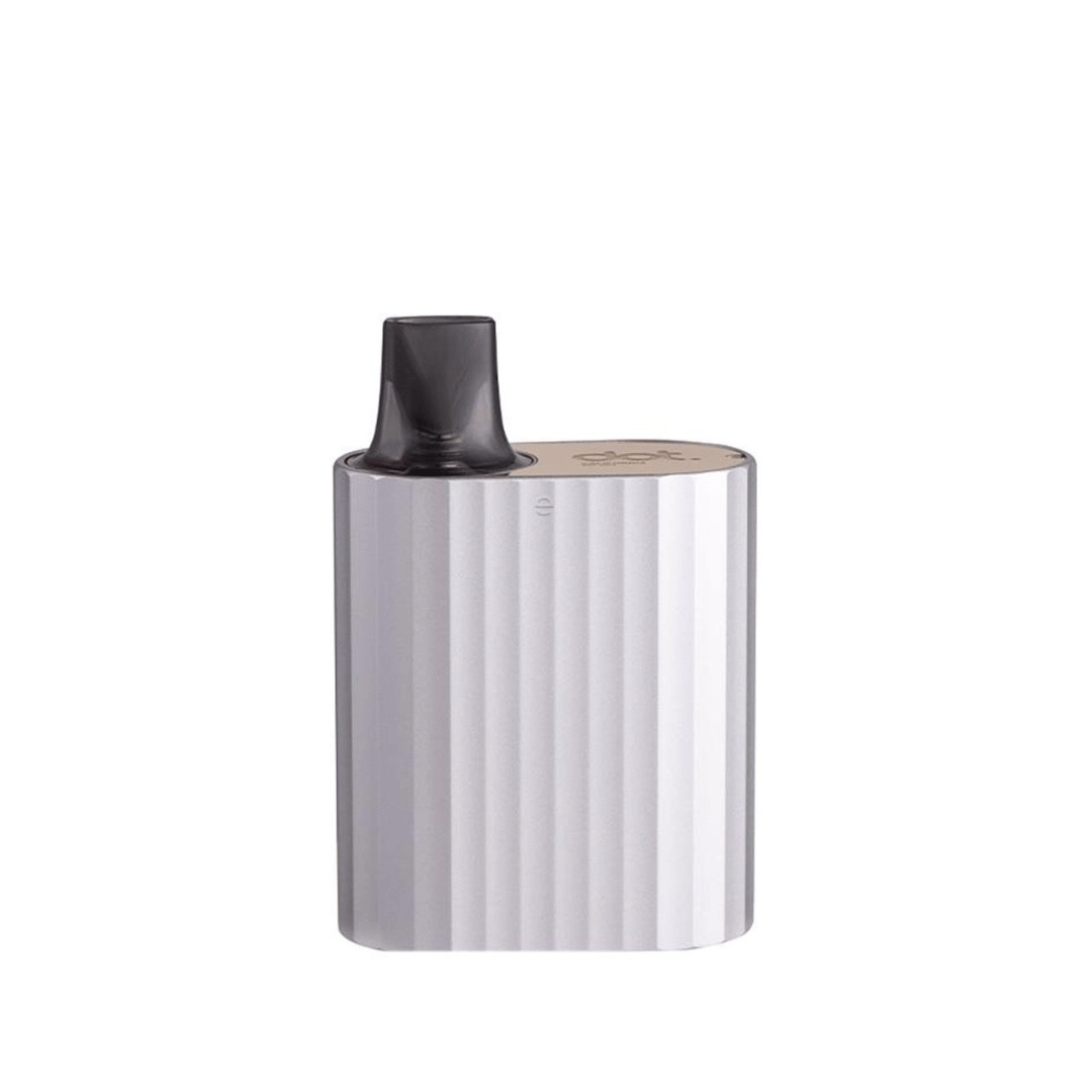 Dotmod Switch Nano Pod Kit in silver with a sleek, ribbed design.