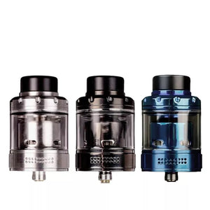 Dreadnought V2 RTA By Vaperz Cloud in 3 different colours - Brushed stainless steel - Gunmetal - Electric Blue