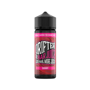 Drifter Bar Juice cherry Flavour 50VG/50PG 100ml Shortfill Vape Juice great for MTL Vaping with Refillable Pod Vape Kits or MTL Vape Tanks