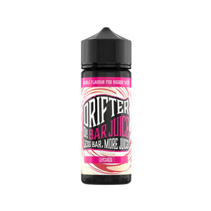 Drifter Bar Juice lychee Flavour 50VG/50PG 100ml Shortfill Vape Juice great for MTL Vaping with Refillable Pod Vape Kits or MTL Vape Tanks