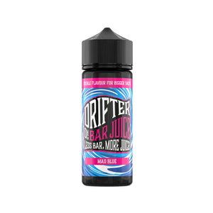 Drifter Bar Juice mad blue Flavour 50VG/50PG 100ml Shortfill Vape Juice great for MTL Vaping with Refillable Pod Vape Kits or MTL Vape Tanks