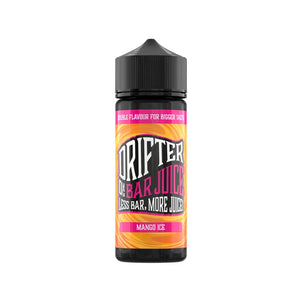 Drifter Bar Juice mango ice Flavour 50VG/50PG 100ml Shortfill Vape Juice great for MTL Vaping with Refillable Pod Vape Kits or MTL Vape Tanks