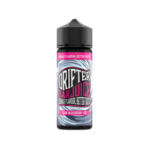 Drifter Bar Juice sour blueberry ice Flavour 50VG/50PG 100ml Shortfill Vape Juice great for MTL Vaping with Refillable Pod Vape Kits or MTL Vape Tanks