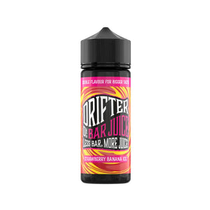 Drifter Bar Juice strawberry banana ice Flavour 50VG/50PG 100ml Shortfill Vape Juice great for MTL Vaping with Refillable Pod Vape Kits or MTL Vape Tanks