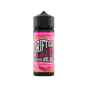 Drifter Bar Juice sweet strawberry ice Flavour 50VG/50PG 100ml Shortfill Vape Juice great for MTL Vaping with Refillable Pod Vape Kits or MTL Vape Tanks