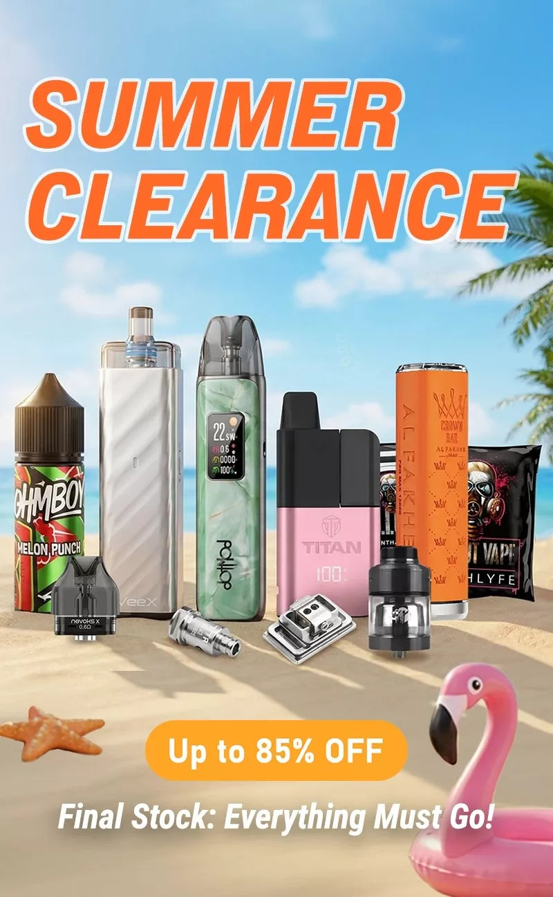 Shop Our Summer Vape Clearance Sale For Up to 85% OFF.