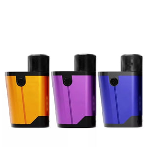 Early Bird Harrier N80 Box Mod in 3 different colours - orange matte black, plum matte black & navy gunmetal pvd
