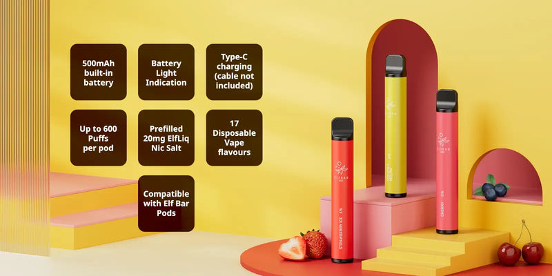 Elf Bar 600 Pods Specifications
