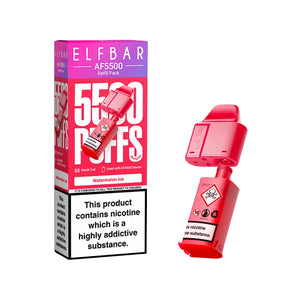 Elf Bar AF5500 Watermelon Ice Flavour Refill Pod for Elf Bar AF5500 Vape Kit