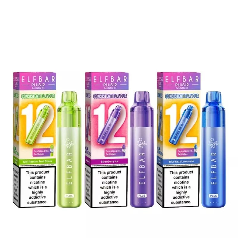 Elf Bar Plus 12 Prefilled Pod Kit | 12000 Puffs | Ecigone Elf Bar Plus 12 Prefilled Pod Kit | 12000 Puffs | Ecigone