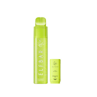 Elf Bar 1200 pre-filled pod vape kit in Pineapple Ice flavour, bright green packaging.