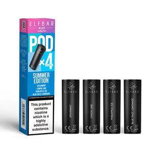 elf bar 4 in 1 vape refill pods summer edition