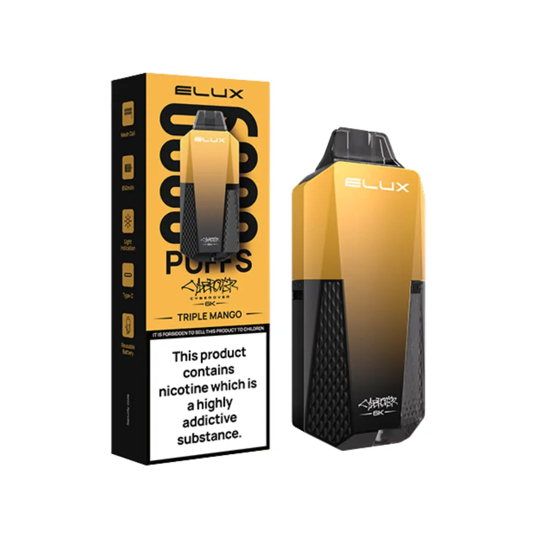 elux cyberover 6k disposable vape kit Elux Cyberover 6K Prefilled Pod Vape Kit main image 1