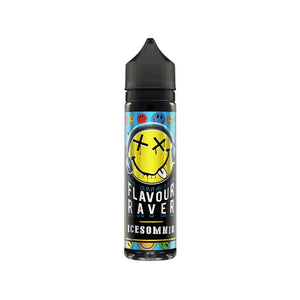 Flavour Raver icesomnia 50ml Shortfill E cig Liquid great for DTL Vaping with sub-ohm vape tanks or sub-ohm vape kits