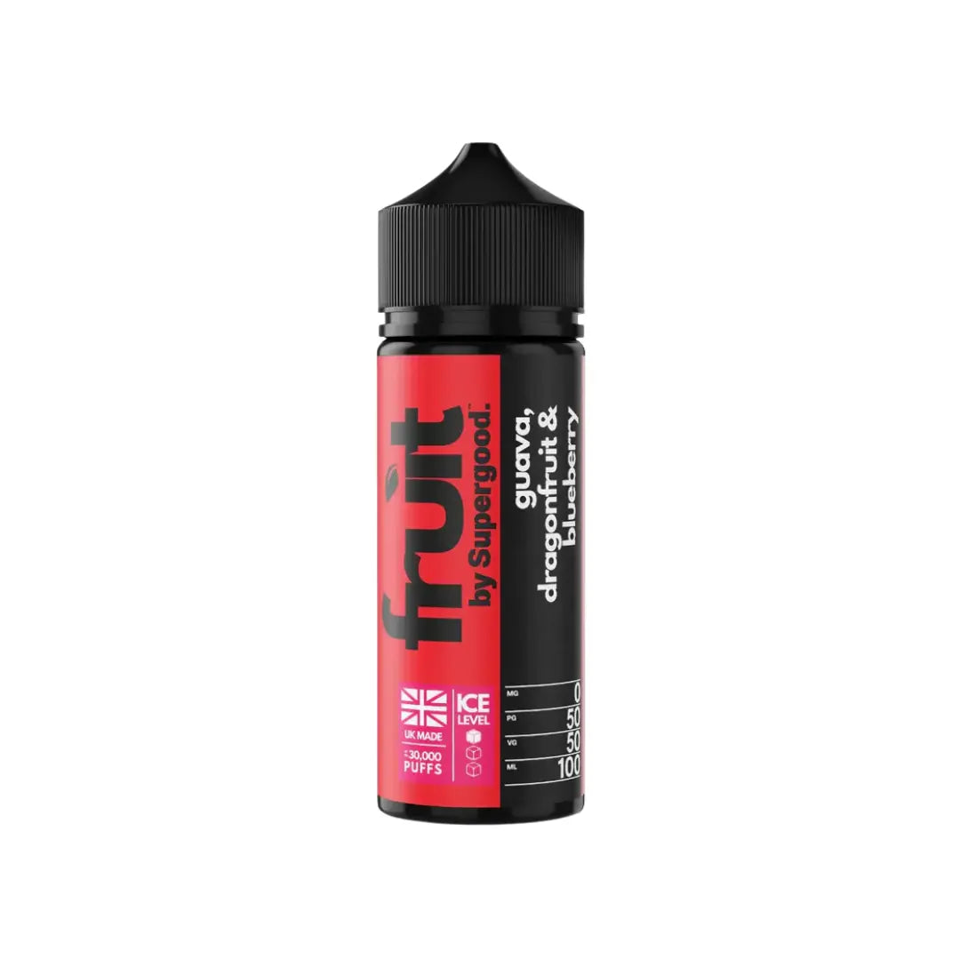 Fruit by Supergood Guava Dragonfruit & Blueberry 100ml Shortfill - UK Fruit by Supergood Guava Dragonfruit & Blueberry 100ml Shortfill - UK