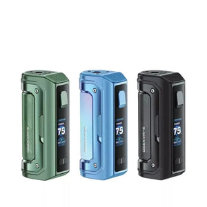 Geekvape Aegis 5 Mini Box Mod in 3 different colour - Forest Green - Aqua Blue - Black. Built-in 3200mAh Battery