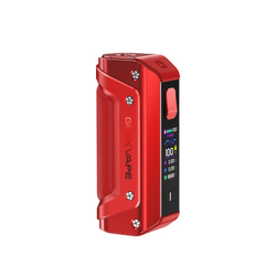 Three Geekvape Aegis Solo 3 box mods in silver, red, and purple with digital displays.