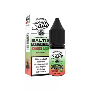 Got Salts SALTIX Bar Edition Cherry Liime 10ml Nic Salt great for Refillable Pod Vapes or MTL Vape Tanks
