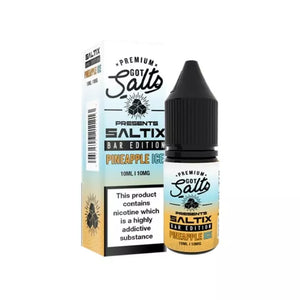 Got Salts SALTIX Bar Edition Pineapple Ice 10ml Nic Salt great for Refillable Pod Vapes or MTL Vape Tanks